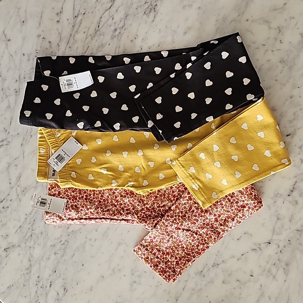 3pk NWT Old Navy Size 5T Full Length Leggings